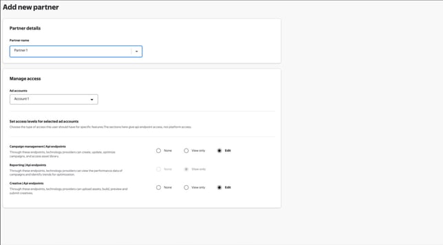 API Access level